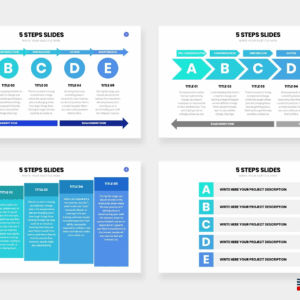 5 Step Infographic Slides